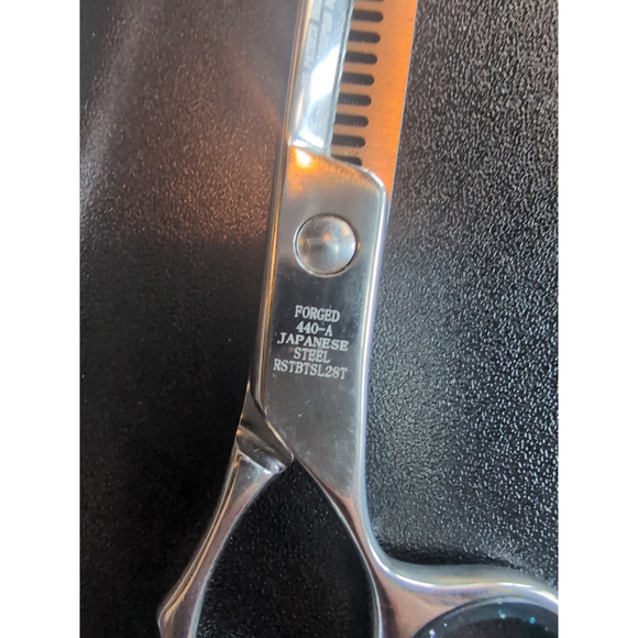 Shark Fin Right Handed 6.25” & 7" Thinning Shears Professional Pair Set SHARKFIN - Picture 7 of 7